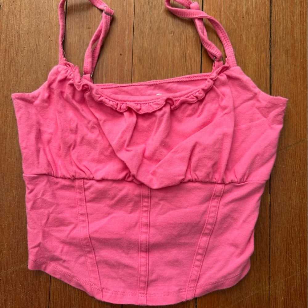 Hollister Bright Pink Tube Top